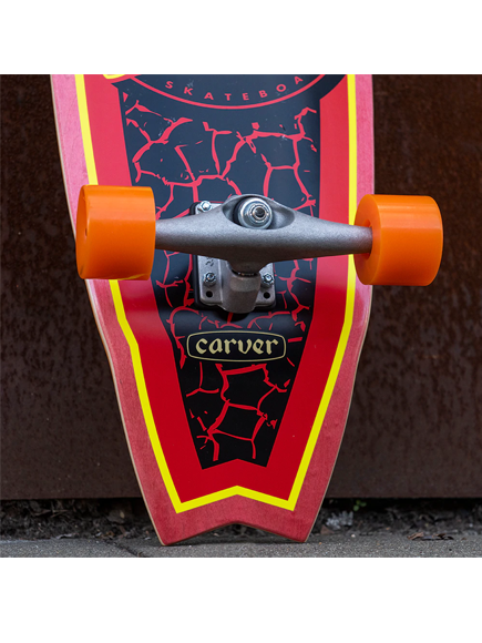 Carver x Santa Cruz Flame Dot Shark 9.85