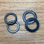 RALLY Black Speed Rings / Axle Washers