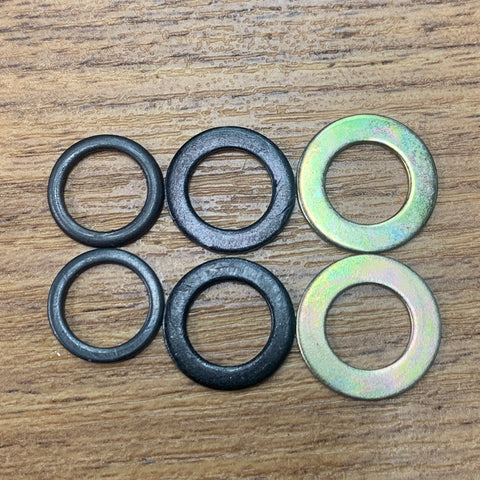 RALLY Gold Speed Rings / Axle Washers