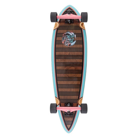 Santa Cruz Wave Dot Splice Pintail Longboard Complete 33"