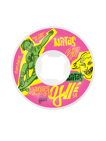 OJ Skateboard Wheels Natas Kaupas OJ2 Neon Original Hardline 58mm 95a