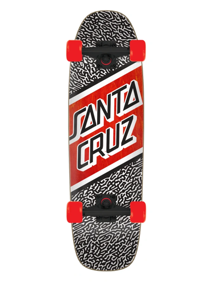 Santa Cruz Amoeba Street Skate Cruiser Skateboard Complete 8.4